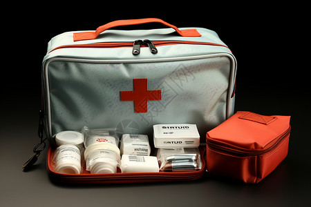 家庭紧急医疗包背景图片