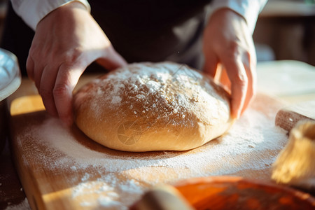 手工制作的面包图片
