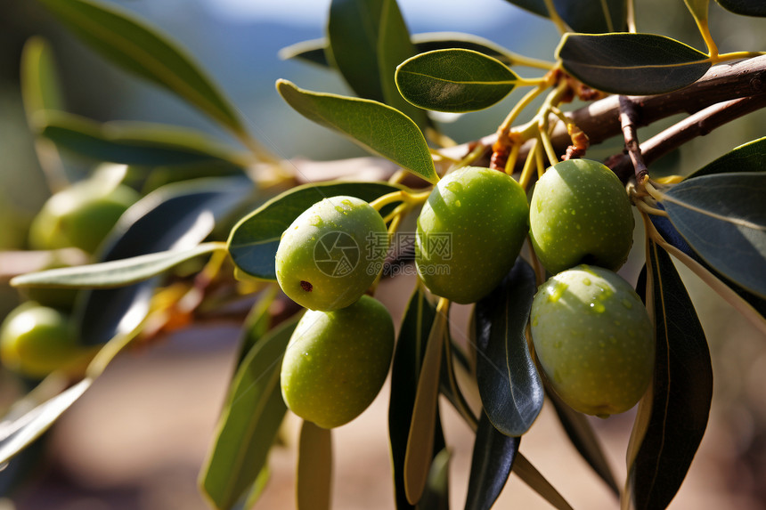 农业种植的橄榄树图片