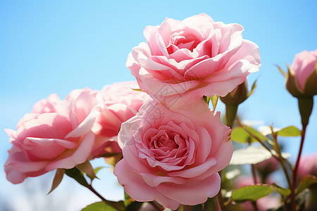 粉红色的玫瑰背景图片