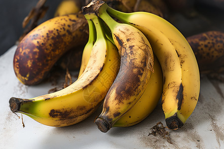 成熟的香蕉背景图片