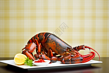 美味的龙虾大餐图片