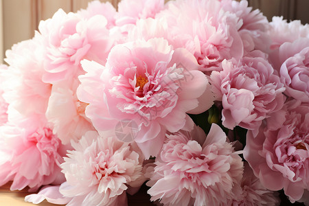 美丽的粉色牡丹花图片