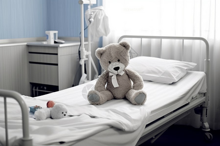 医院里的玩具熊图片