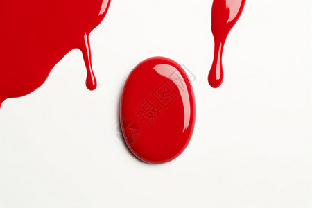 红色魅力的指甲油背景图片