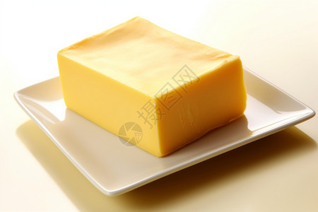 餐盘上的人造黄油背景图片