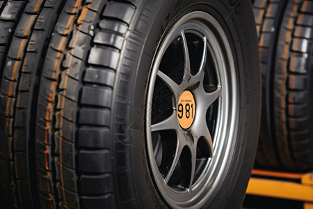 工业生产的汽车橡胶轮胎图片