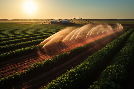 自动灌溉系统背景图片