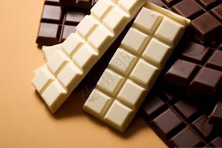 巧克力片背景图片