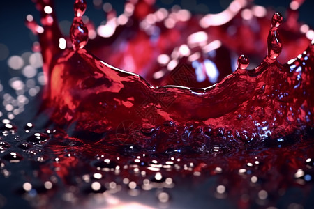 血飞溅飞溅的红酒设计图片