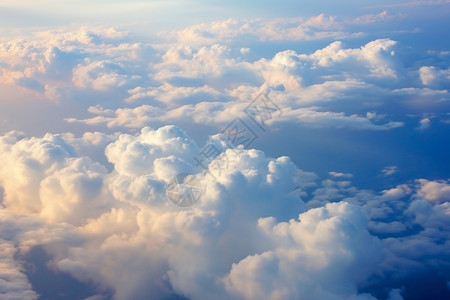 美景的云层背景图片