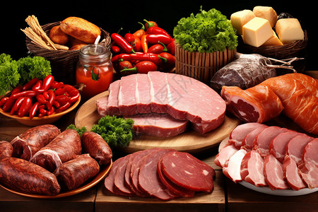 肉制品肉制品加工高清图片
