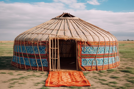 内蒙古的居住房屋-蒙古包图片