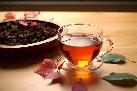 健康营养的芙蓉茶高清图片
