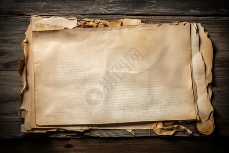 棕色复古信纸背景背景图片