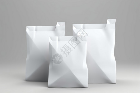白色包装袋食品的包装袋插画