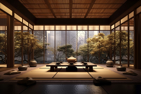 魅力瑜伽探索新中式茶馆的魅力设计图片