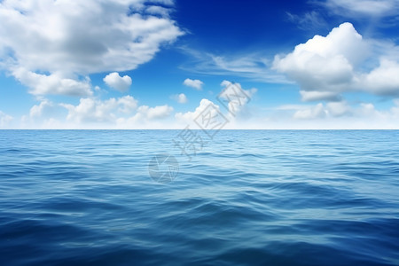 蔚蓝的大海图片