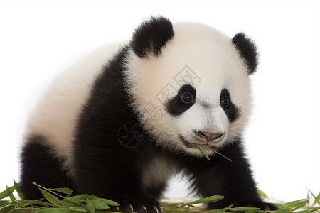 爬行的熊猫宝宝图片