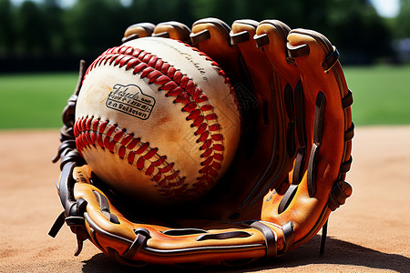 棒球游戏装备背景图片