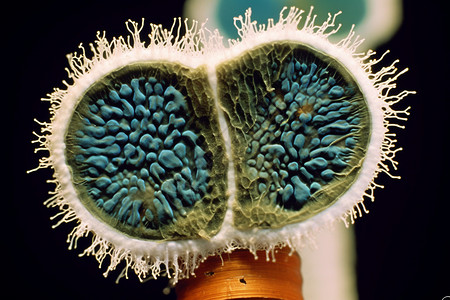 显微镜植物横截面图片