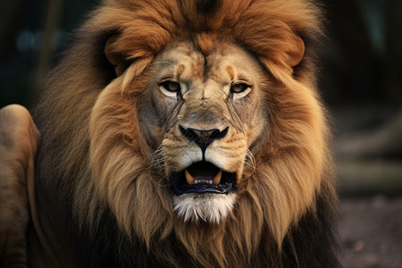 凶猛的狮子背景图片