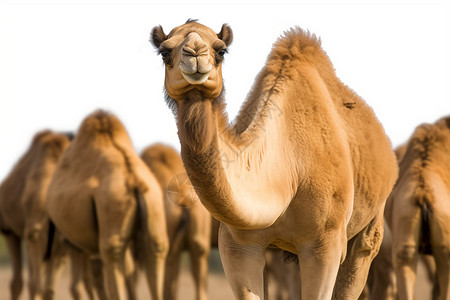 沙漠生物骆驼背景
