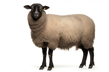 饲养的动物绵羊背景图片