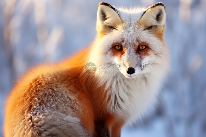 野生的红狐狸图片