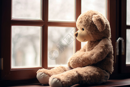 柔软的玩具熊背景图片