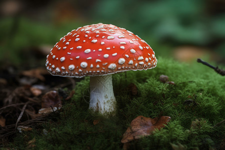 野生的毒菌蘑菇毒菌高清图片