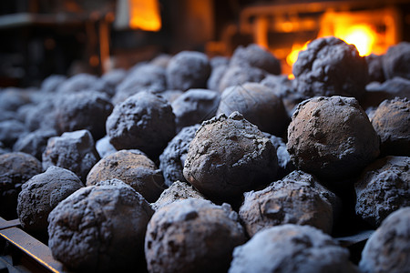煤球炉天然的矿石背景