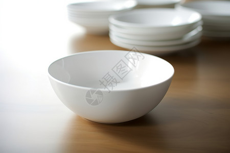 圆形的陶瓷碗图片