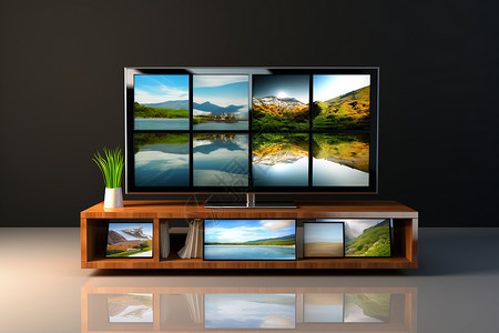 智能电视素材智能家居的液晶电视设计图片