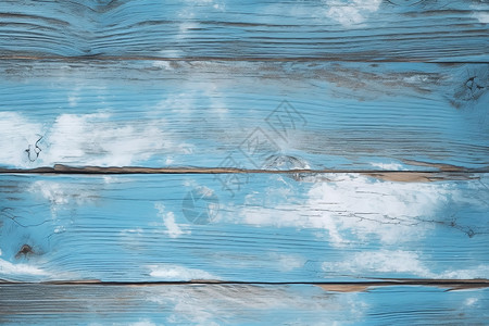 蓝色的木板背景图片