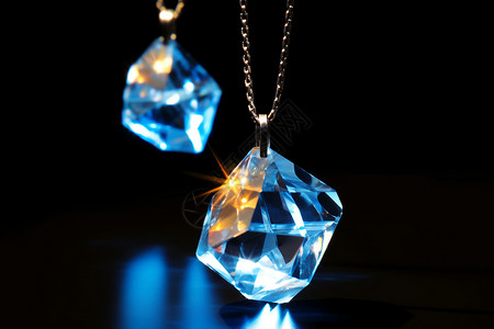 水晶珠宝钻石多面体高清图片