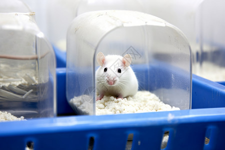 生物研究的小白鼠高清图片