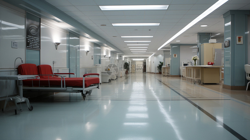 宽敞的医院图片