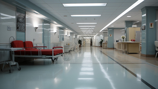 船上的医务室宽敞的医院背景