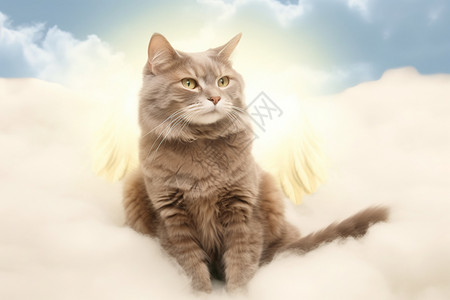 天堂的小猫背景图片