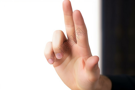 手势语言成人身体手势图通信背景