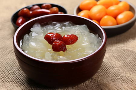 营养银耳红枣甜品高清图片