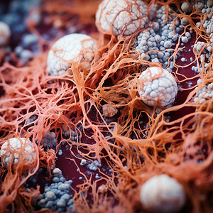 海藻食物抽象神经纤维瘤概念图设计图片