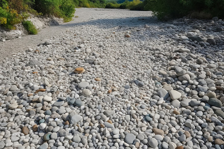 郊外的石子路背景图片