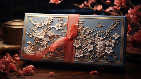 中秋节高档礼盒背景图片