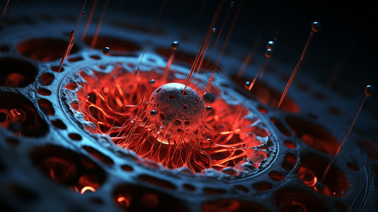 生物细胞提取概念图背景图片