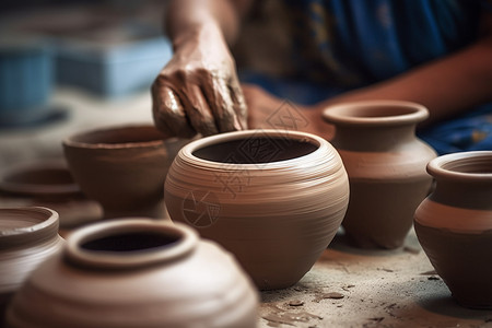 手工制作陶瓷工艺高清图片