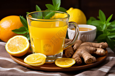 好喝的柠檬茶图片
