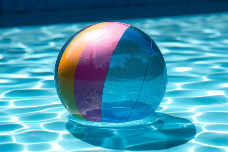 水面上的球背景图片