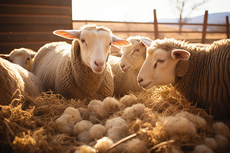 绵羊养殖业图片